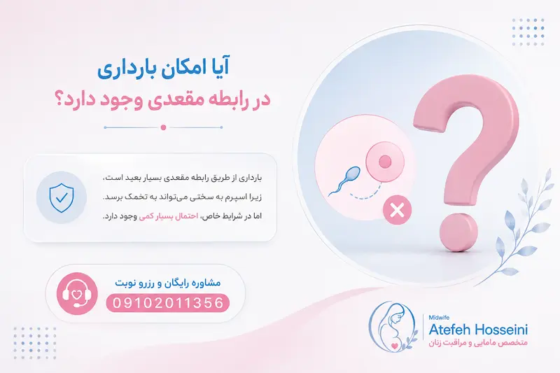 آیا رابطه از پشت باعث حاملگی میشود؟