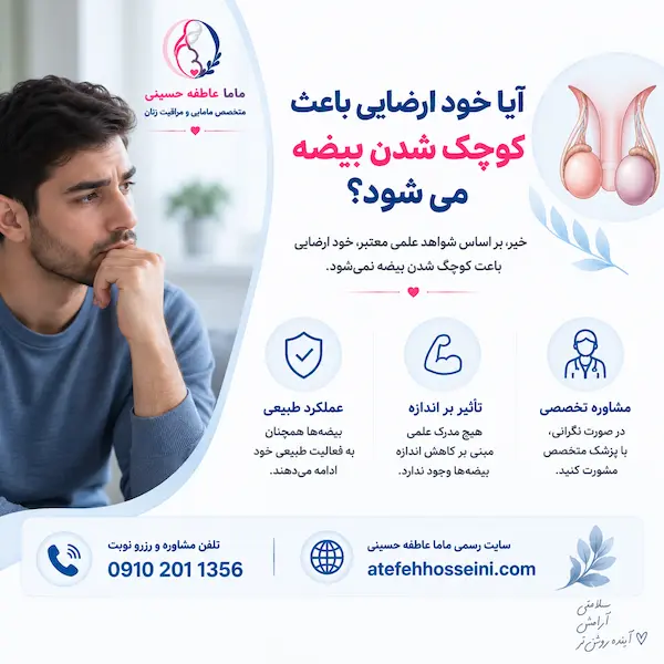 آیا خود ارضایی باعث کوچک شدن بیضه می شود؟